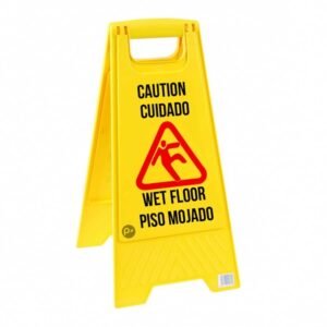 Aviso De Piso Mojado Color Amarillo