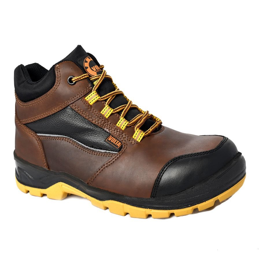 V-986B Bota Nomex Todo Cuero Bicolor